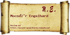 Mocsár Engelhard névjegykártya